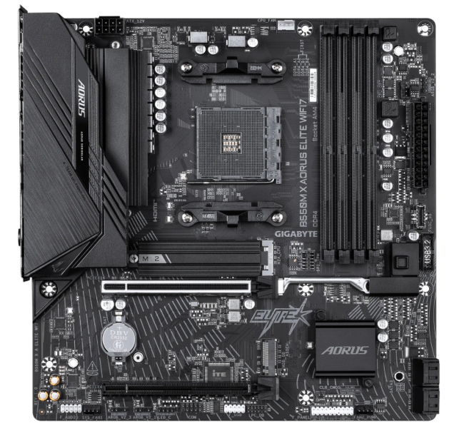 AM4 снова в моде: Gigabyte представила плату B550 Aorus Elite WIFI7 для процессоров Ryzen 5000