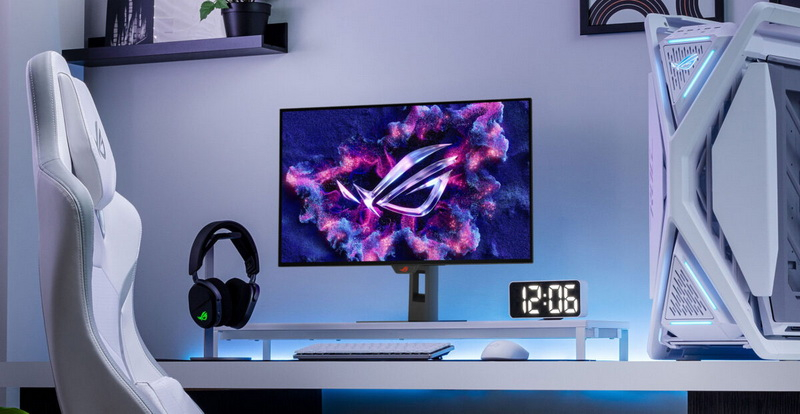 Asus готовит семёрку OLED-мониторов, включая версии с поддержкой 4K@360 Гц и 1080p@560 Гц