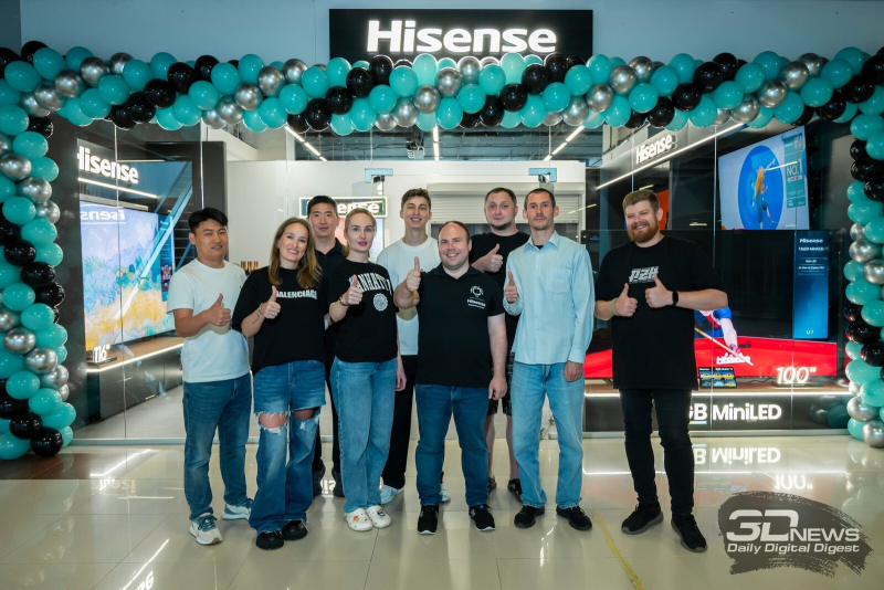 Hisense открыла новый фирменный магазин в Подмосковье: там можно вживую увидеть телевизоры с RGB MiniLED