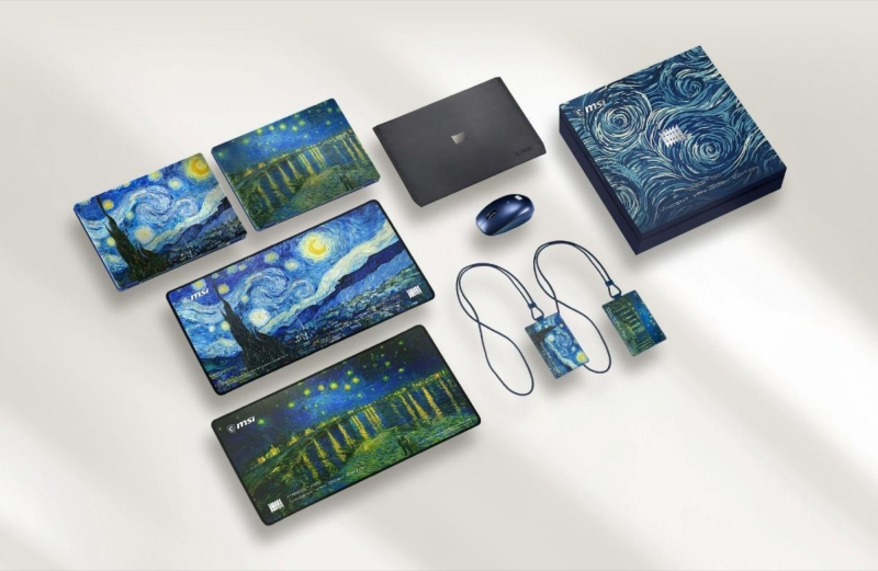 MSI оценила ноутбук Prestige 14 Flip AI+ Vincent van Gogh Edition с картинами Ван Гога в €2499