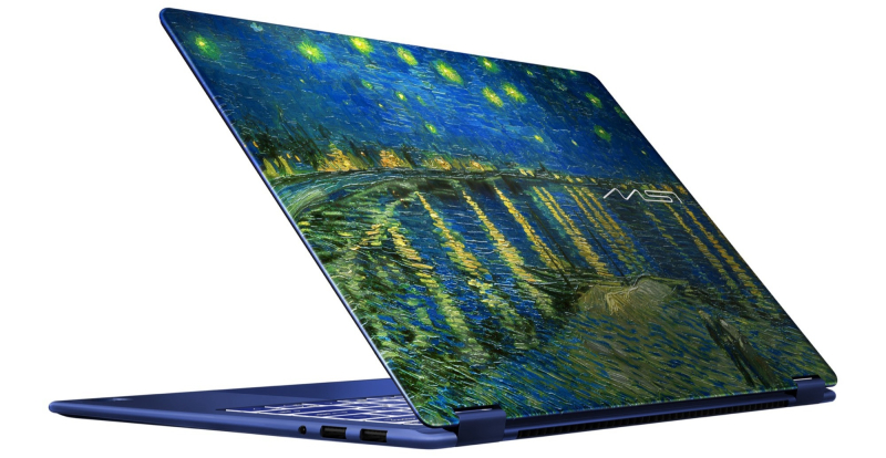 MSI оценила ноутбук Prestige 14 Flip AI+ Vincent van Gogh Edition с картинами Ван Гога в €2499