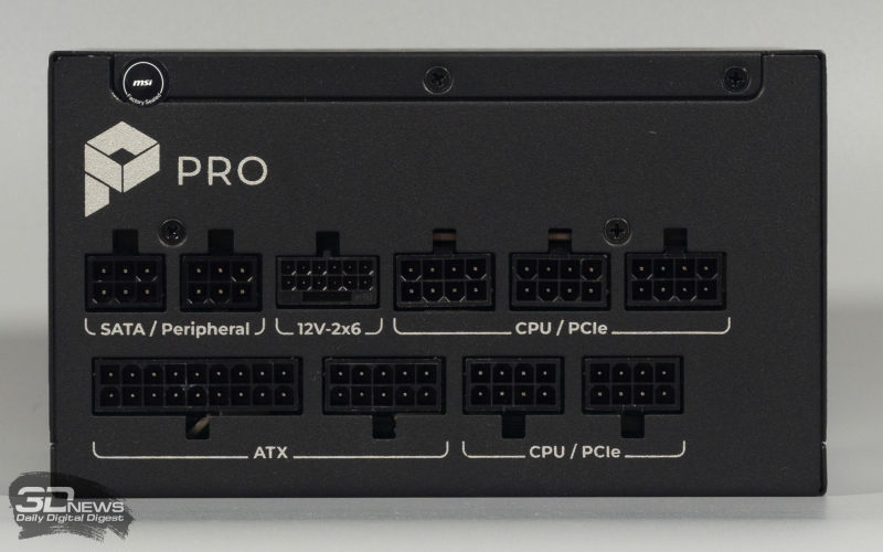 Обзор блока питания MSI PRO A1000PL PCIE5