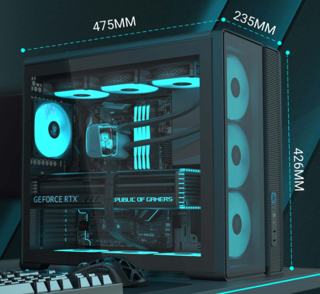 Обзор и тестирование корпуса SAMA S50 Black: а где в нём место под блок питания?
