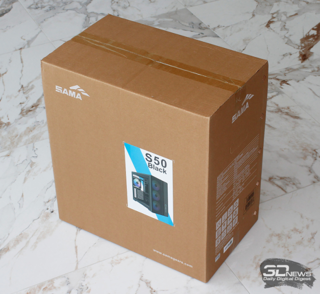 Обзор и тестирование корпуса SAMA S50 Black: а где в нём место под блок питания?