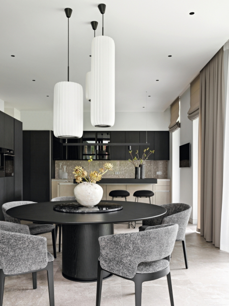 Дом дизайнера: стильный и уютный интерьер в Ленинградской области