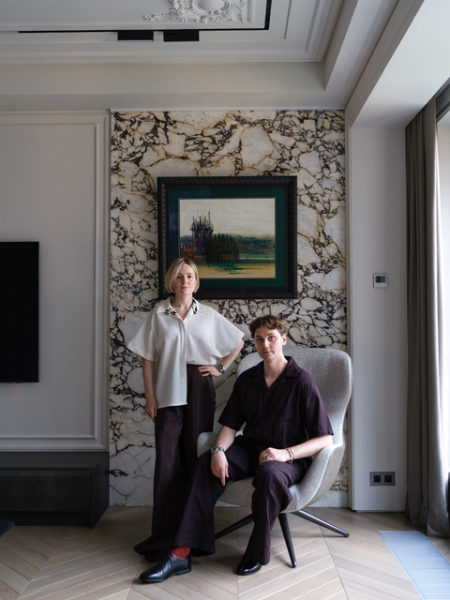 Интерьер в стиле московской неоклассики для большой семьи