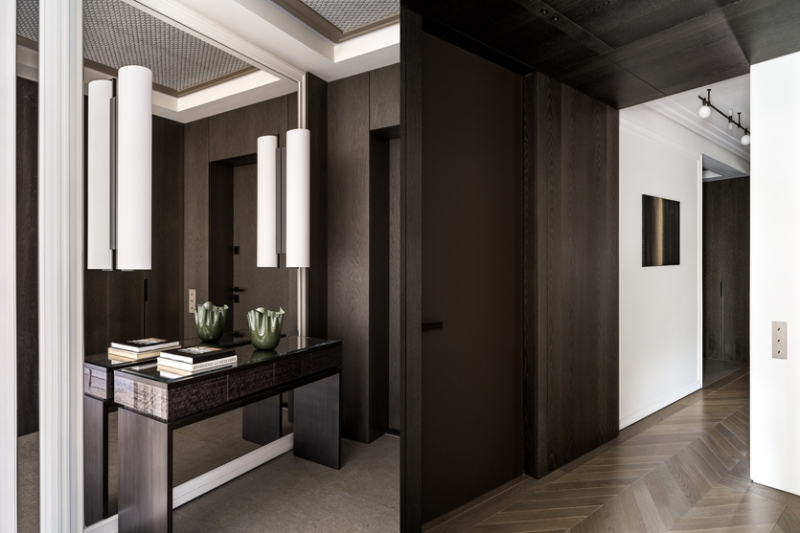 Интерьер в стиле московской неоклассики для большой семьи