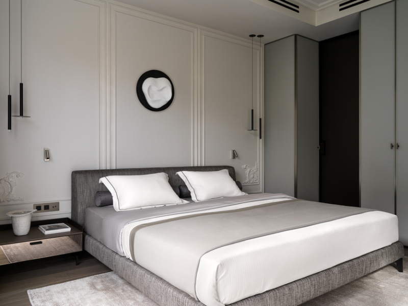 Интерьер в стиле московской неоклассики для большой семьи