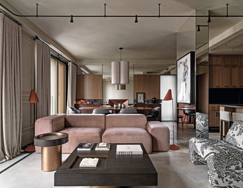 Необычная и элегантная квартира в Тюмени