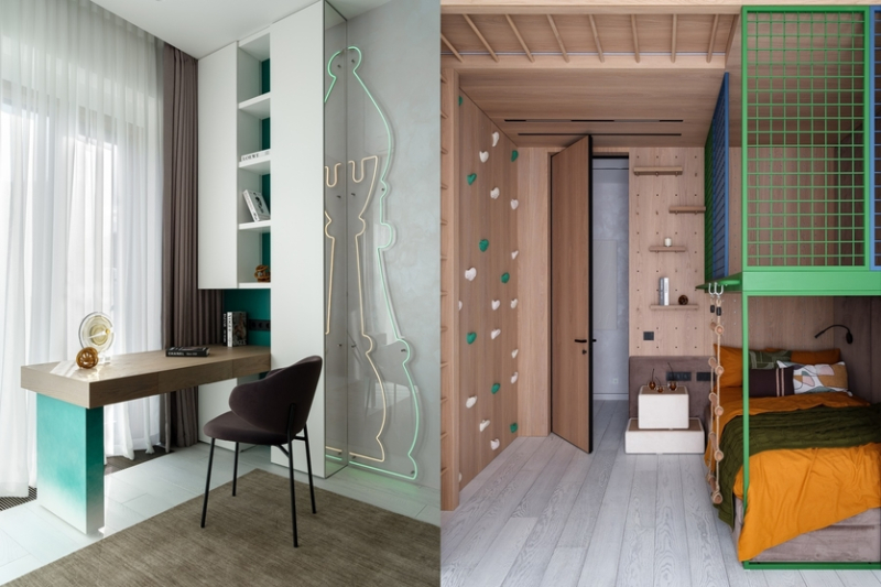 Современный минимализм с элементами графики: квартира в Москве