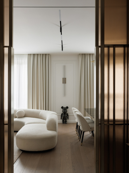 Стильный и функциональный интерьер с элементами ар-деко